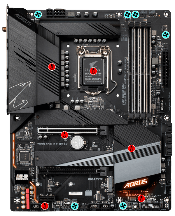 Z590 AORUS ELITE AX ATX LGA1200 Motherboard GA-Z590-AORUS-ELITE-AX