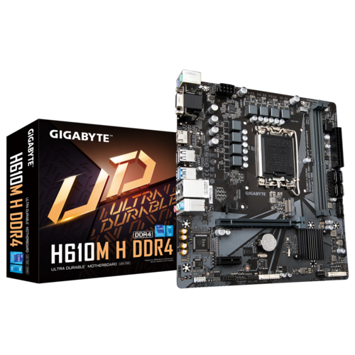 H610M H DDR4 Micro ATX LGA1700 Motherboard GA-H610M-H-DDR4