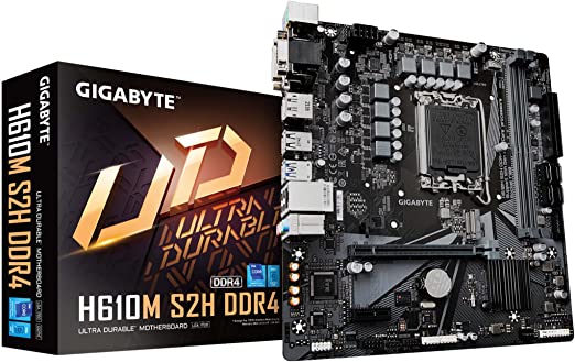 H610M S2H DDR4 Micro ATX LGA1700 Motherboard GA-H610M-S2H-DDR4