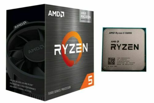 AMD Ryzen 5 5600G 6 Core/12 Threads 3.9/4.4GHz AM4 CPU Processor 100-100000252BOX