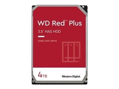 WD Red Plus 3.5" 4TB SATA Internal Hard Drive HDD 128MB WD40EFZX
