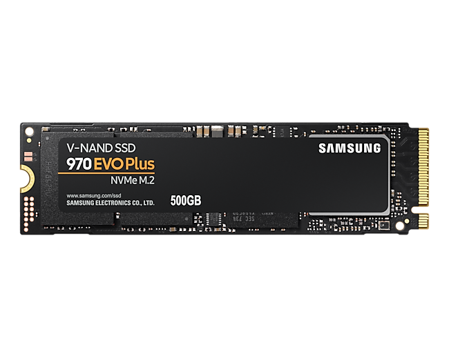 970 EVO Plus M.2 NVMe 500GB PCIe Internal SSD 3500MB/s MZ-V7S500BW