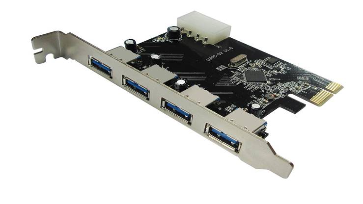 USB 3.0 4-Port PCI-E Expansion card VL-PU34