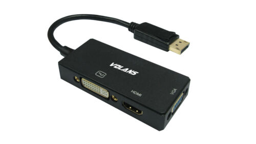 DisplayPort to HDMI (4K) / DVI / VGA Converter  VL-DPHDV-4K