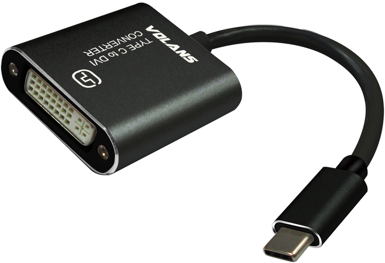 VL-UCDV Aluminium USB Type-C to DVI Converter