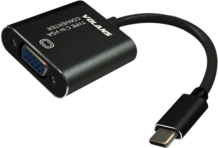 Aluminium USB Type-C to VGA Converter (1080p) VL-UCVG