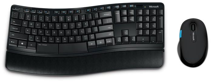 Microsoft Sculpt Comfort Desktop Wireless Keyboard & Mouse Combo L3V-00027