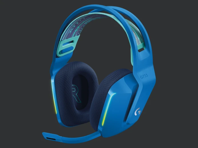 981-000946 G733 LIGHTSPEED Wireless RGB Gaming Headset - Blue 