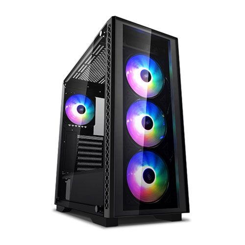 Matrexx 50 ADD-RGB 4F Mid Tower eATX Case TG NE (1x USB 3.0) DP-ATX-MATREXX50-AR-4F-NE