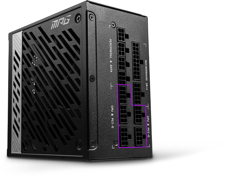 MPG A1000G 1000W 80+ Gold Fully Modular Power Supply PSU