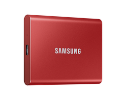 Portable SSD T7 500GB USB 3.2 External SSD Metallic Red MU-PC500R/WW