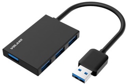 Aluminium 4-Port USB3.0 Hub Slim VL-HB04S 